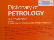 Dictionary of petrology /