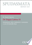 M. Terenti Varronis De lingua Latina IX /
