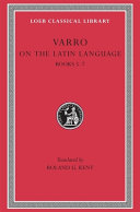 Varro On the Latin language /