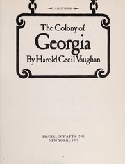 The Colony of Georgia.