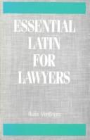 Essential Latin for lawyers /
