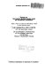 The benefits and costs (at the national level) of government intervention in the normal process of setting freight transport prices : report of the twenty-second Round Table on Transport Economics held in Paris on 15th and 16th March, 1973 /