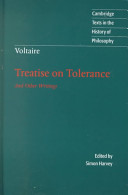 Treatise on tolerance : and other writings /