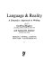 Language & reality; a semantics approach to writing