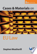 Cases and materials on EU law /