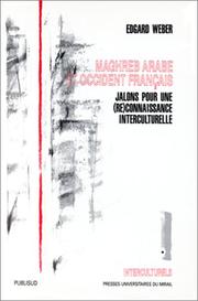 Maghreb arabe et occident français : jalons pour une [re]connaissance interculturelle /