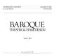 Baroque theatre & stage design : Washington University, St. Louis, Missouri, Gallery of Art, February 24-April 10, 1983 /