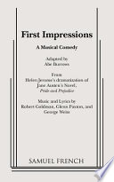 First impressions; a musical comedy,