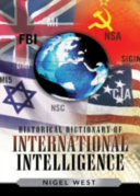 Historical dictionary of international intelligence /