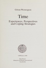 Time : experiences, perspectives, and coping-strategies /