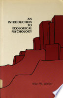 An introduction to ecological psychology /