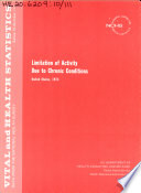 Limitation of activity due to chronic conditions, United States, 1974 /