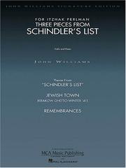 Three pieces from Schindler's list : violin and piano /