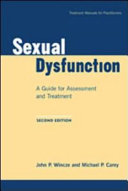 Sexual dysfunction : a guide for assessment and treatment /