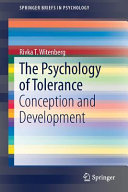 The psychology of tolerance : conception and development /