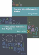 Teaching school mathematics /