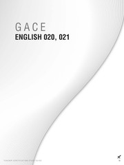 GACE : English 020, 021 /