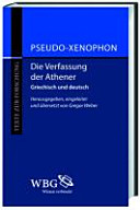 Die Verfassung der Athener : griechisch und deutsch /