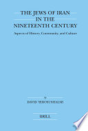 The Jews of Iran in the nineteenth century : aspects of history, community, and culture /