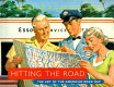 Hitting the road : the art of the American road map /