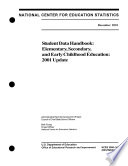 Student data handbook : elementary, secondary and early childhood education /