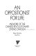 An oppositionist for life : memoirs of the Chinese revolutionary Zheng Chaolin /