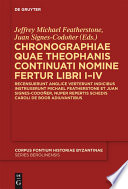 Chronographiae quae Theophanis Continuati nomine fertur Libri I-IV
