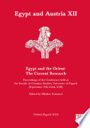 Egypt and the Orient : the current research : proceedings of the conference held at the Faculty of Croatian Studies, University of Zagreb (September 17th-22nd, 2018) /