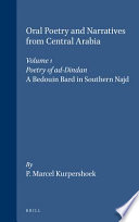 Oral poetry and narratives from Central Arabia /