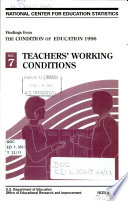 Teachers' working conditions /