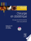 Chirurgie en obstétrique : Chirurgie de la femme enceinte et de l'accouchement /