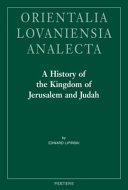 A history of the Kingdom of Jerusalem and Judah /