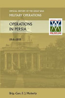 Operations in Persia, 1914-1919 /