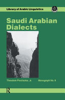 Saudi Arabian dialects /