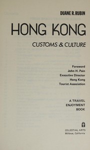 Hong Kong : customs & culture /