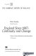 England since 1867 : continuity and change.