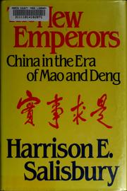 The new emperors : China in the era of Mao and Deng /